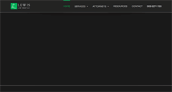 Desktop Screenshot of lewislawcarolinas.com